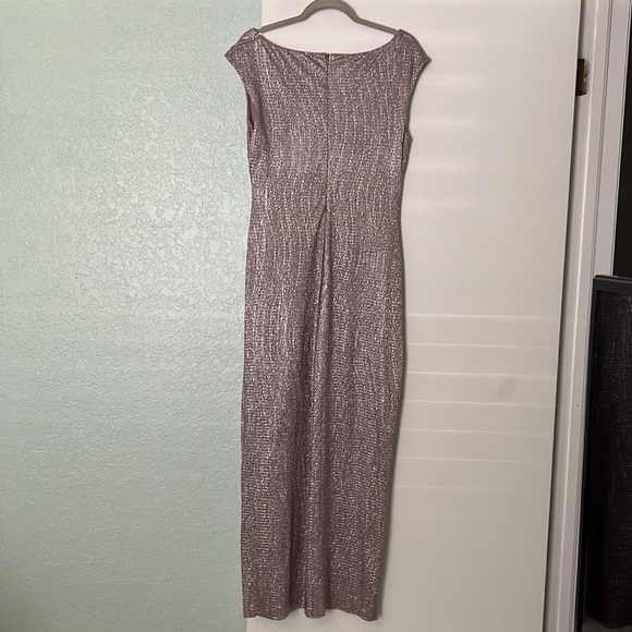 Long dress. Size 10. Pink/silver - Picture 5 of 5